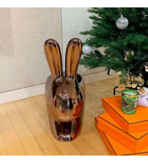 金属兔子椅小号玫瑰红90003CO-S椅子